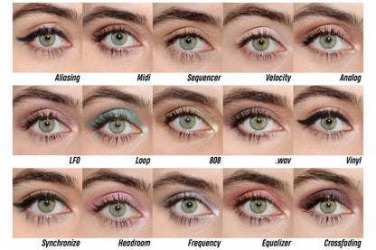 HIRO Natürlicher gepresster Eye-Shadow 'Loop'